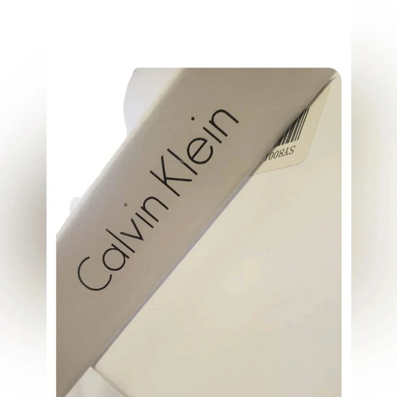 Calvin Klein White Stripe  Bow Tie NIB - Picture 11 of 12